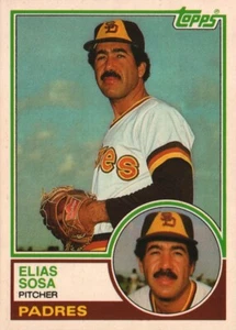 1983 Topps Traded #107Ta - Elias Sosa VAR - San Diego Padres 83-2071 - Picture 1 of 2