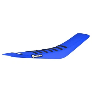 2016-2018 Husqvarna 125-450 FC TC seat cover all TM BLUE/BLACK rib #134 LOGO - Bild 1 von 5