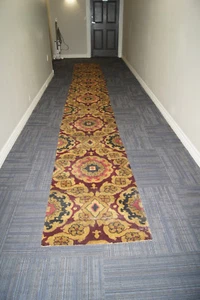 19' 3" X 27" ANTIQUE RUG RUG ALEXANDER SMITH CARPET CRESTWOOD CARPET  - Picture 1 of 12