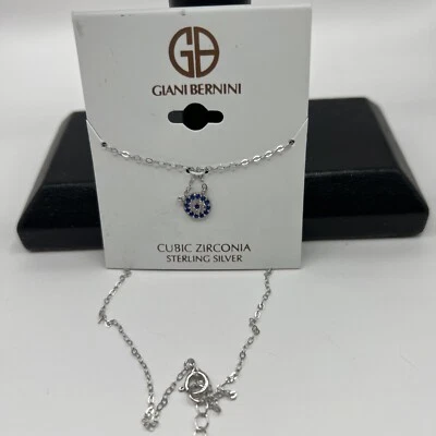 Collar Giani Bernini de plata de ley con piedras de circonita cúbica Foto 1 de 3
