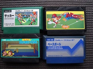 Tag team pro wrestling Family Stadium Baseball Soccer Football  Lot of 4 Sports - Picture 1 of 8