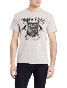 Game of Thrones Mens T-Shirt - The Night's Watch Oath in Shield Image - Picture 1 of 1
