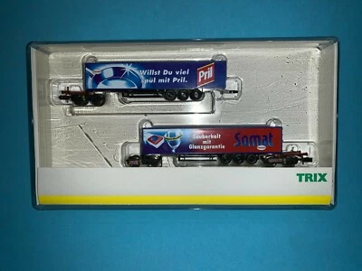 Juego básico Trix Minitrix escala N Kombirail con 2 remolques y 676 unidades adaptadoras 15250 Foto 1 de 2