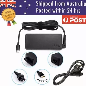 65W USB-C Type-C AC Adapter Wall Charger For Dell Lenovo ASUS ZenBook HP Acer - Picture 1 of 17
