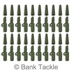 Lead Clips and Tail Rubbers Weedy Green 40 Piece Terminal Set Carp Fishing (JP1) - Picture 1 of 2