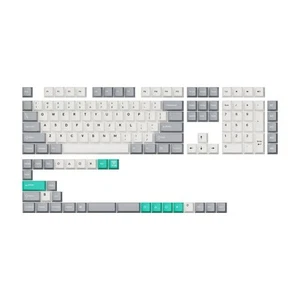 Keychron Keycaps Gray White Mint Cherry Double-Shot Full Set Tastenkappen ANSI - Bild 1 von 10
