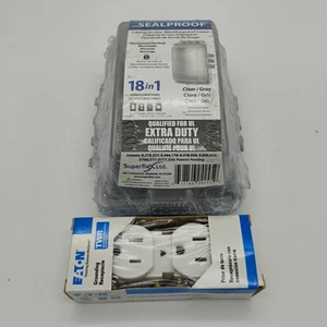 Weatherproof In Use Outlet Cover, Outdoor Receptacle Protector/ Eaton TWR outlet - Picture 1 of 13