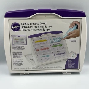 Wilton Deluxe Practice Board Set - 13 x 10.75-Inch, White/Purple w/ Bonus Sheets - Picture 1 of 6