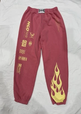 Size 8 Pink And Yellow New Girl Order Sweatpants - Image 1 of 4