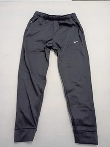Pantalones de fitness Nike Joggers THERMA-FIT para hombre S negros polar bolsillo con cremallera cónico - Imagen 1 de 5