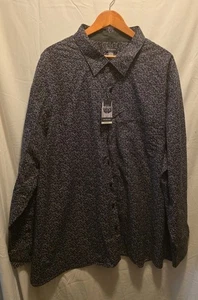 Mens Van Heusen Dress Shirt Size 4XLT Easy Care Never Tuck Big & Tall - Picture 1 of 8