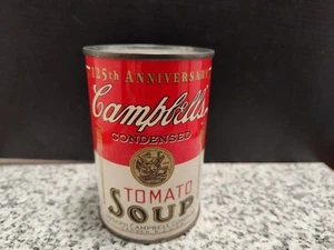 Campbell's Soup 125th anniversary Replica Tomato Soup Tin Can. Bank For Coins. - Picture 1 of 6