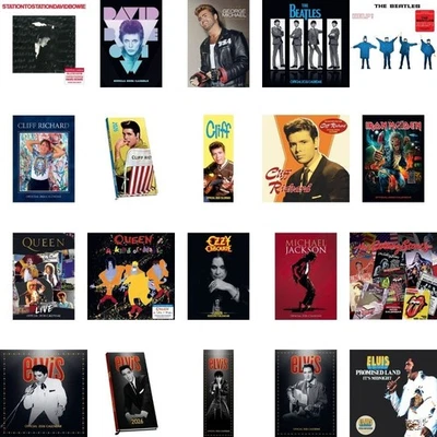 2026 Calendar / Diary Music Legends Cliff Richard Elvis The Beatles Queen Ozzy - Image 1 of 3
