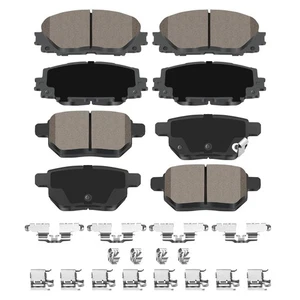 SUPLABEL Ceramic Brake Pad Kit Toyota Prius Corolla HZ1184 HZ1354 NEW - Foto 1 di 3