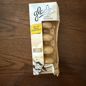 Glade Scented Oil Candles 1 Box 4 Candles Oil Candle Refills French Vanilla - Picture 1 of 3