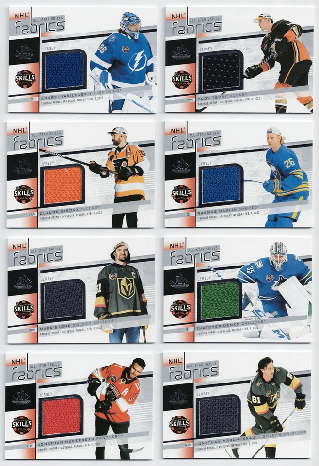 2022-23 SP Game-Used 2022 NHL All-Star Skills Fabrics Jersey Pick From List !! - Image 1 of 1