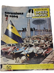 Vintage Sight & Sound Easy Play Excursions in Song Book Klavier Gitarre Gesang - Bild 1 von 3