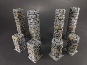 Open Forge / Dungeon Forge Series FULL [8] PC. PILLAR SET! Pathfinder, DnD, RPG - Picture 1 of 5
