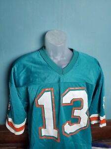 Vintage 80's Champion Miami Dolphins Dan Marino #13 NFL Jersey Men’s Size XL USA
