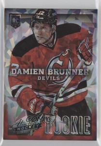 2013 Panini Boxing Day Absolute Goalies Cracked Ice Damien Brunner #23 Rookie RC