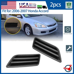 2PCS Left & Right Side Fog Light Cover Fit Honda Accord 2006-2007 - Picture 1 of 17