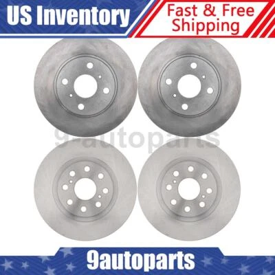 Front Rear Disc Brake Rotors For 2000 2001 2002 2003 2004 2005 MR2 Spyder Toyota - Image 1 of 4