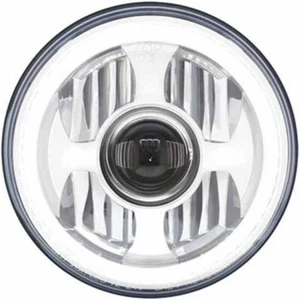 UP 31496 - 7 Inch Round LED Projection Headlight W/ Dual Function Halo Ring - Picture 1 of 4