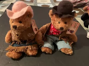 American Cancer Society Tex And Jenny Beanie Bears 2002 - Picture 1 of 5