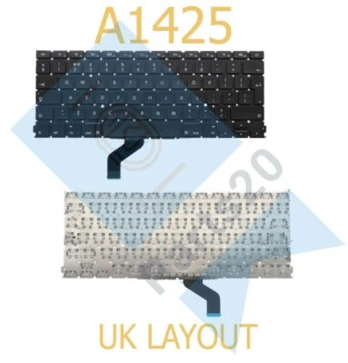 For Apple MacBook Pro 13'' Retina A1425 UK Layout Laptop Keyboard 2012-2013 - Image 1 of 2
