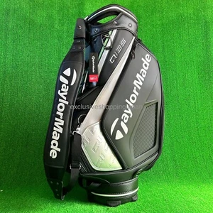TaylorMade qi35 Tour Staff Cart Bag Black Silver 10.5 x 47in 5.6kg 6way Divider - Picture 1 of 23