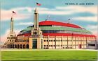 The Arena, St. Louis Missouri - carte postale en lin des années 1930 - Checkerdome - démoli