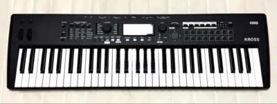 Korg Kross 2 SC Black 61-Key Keyboard Synthesizer Musical Keyboard Working - Image 1 of 4