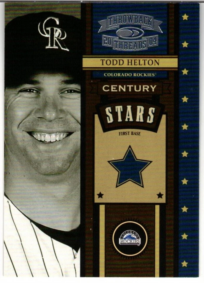 Todd Helton Baseball Card Singles You Pick - Image 1 of 1