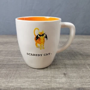 Taza de Halloween Rae Dunn colección artesanal granja gato asustado - Imagen 1 de 6