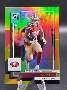 Eli Mitchell San Francisco 49ers 2022 Donruss Gold Holo Press Proof Premium - Picture 1 of 1