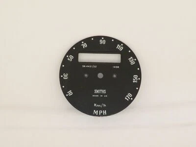 Speedometer Sub Dial Face Smiths Fits Austin Mini Cooper 1967-1969  SN4421/22 - Image 1 of 3