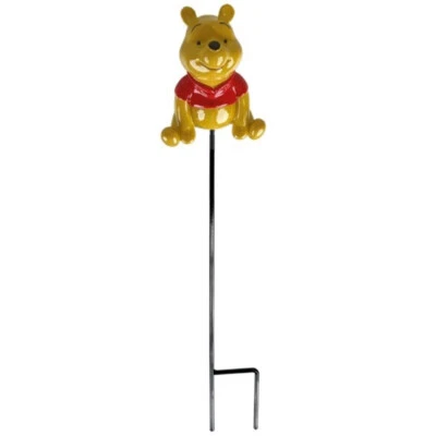 Gartenstecker 3D Winnie Pooh der Bär H:37 cm - Disney Blumenstecker, Gartendeko - Bild 1 von 2