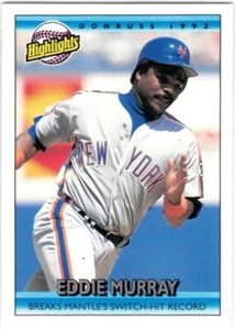1992 DONRUSS UPDATE Baseball #U-8 Eddie Murray (Highlights) - NM/MT - Picture 1 of 1