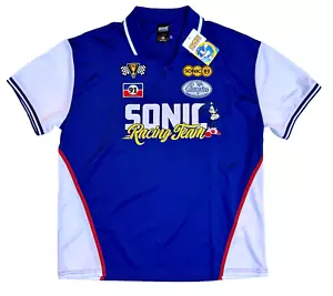 Sonic the Hedghog Racing Team Quarter Zip Shirt Sizes MED/LG Available NWT - Picture 1 of 6