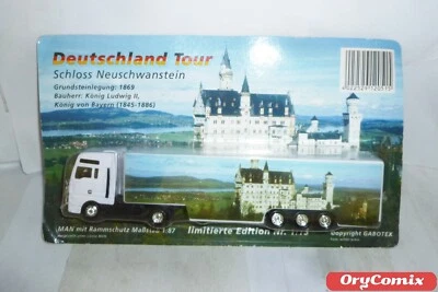 MODELLINO CAMION CON RIMORCHIO - SCALA 1:87 - TRUCK (Gabotex) DEUTSCHLAND TOUR 2 - Immagine 1 di 4