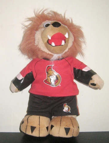 OTTAWA SENATORS NHL HOCKEY SOUVENIR PLUSH TOY SPARTY 40 CENTIMETERS VERY GOOD Cover