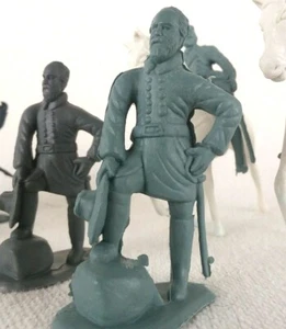 Authentische Gettysburg Americana Spielzeug Soldaten Actionfiguren 10 Stck. Generäle - Bild 1 von 8