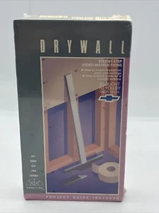 Hometime DIY DRYWALL Step By Step Video Instructions VHS , Sealed New - Picture 1 of 5