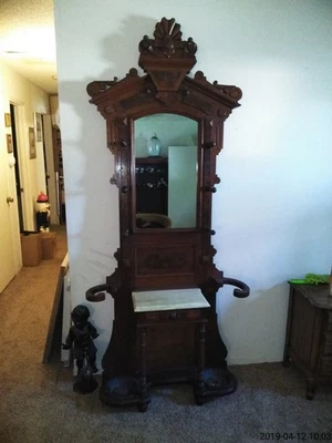 Antiguo árbol victoriano Eastlake Hall - nogal alrededor de 1880 Foto 1 de 4