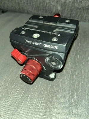 ProMaster CH75 Cine Quick Release Tripod Video Pan Head, QR plate - Image 1 of 4