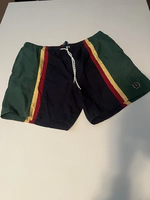 Vtg Tommy Hilfiger Swim Shorts Men’s Size Large Colorful Colorblock Logo - Image 1 of 4