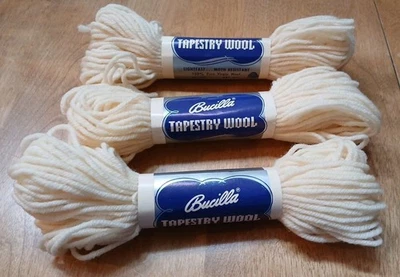 Lã de tapeçaria Bucilla 2,2 oz cor 028 correspondência nº Lote/3 skins 6803  - Imagem 1 de 4