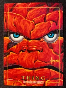 THING 1992 SkyBox Marvel Masterpieces #91 - Picture 1 of 2