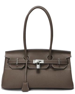 Tiffany & Fred Paris Structured Leather Top-Handle Tote Women's - Image 1 of 3
