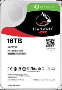 Seagate IronWolf 16TB NAS HDD 3.5 Zoll interne Festplatte SATA3 7200rpm 24/7 - Bild 1 von 5
